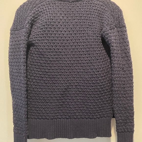 Loft Navy Blue Knit Cardigan Small - Picture 2 of 4